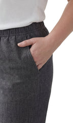 Women's Lightweight Pull-On Denim Jeans with Elastic Waist