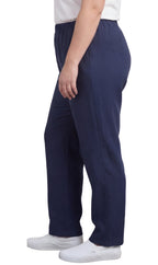 Women's Lightweight Pull-On Denim Jeans with Elastic Waist
