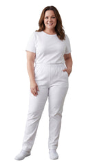 Women's Lightweight Pull-On Denim Jeans with Elastic Waist