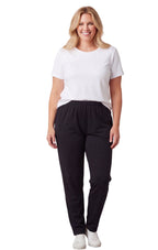 Women's Premium Cotton Stretch High-Waisted Black Leggings - Dressy Comfort in an Everyday Essential